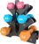 Portzon Weights Dumbbells Set with Various Color and Weights and Compatible, 20 LB, Anti-Slip, Anti-roll, Hex Shape