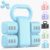 2-in-1 Adjustable Dumbbell Set, Upgraded 4 Levels Hand Weights for Women Men, Each 2.2/3.3/4.4/5.5lb, Convertible Weights Dumbbells and Kettlebell Set for Home Gym Exercise & Fitness