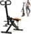 Squat Machines, Deep Squat Machine Cardio, Foldable Exercise Trainer, Adjustable Resistance Bands and LCD Display, 220LBS Loading Capacity, Exercise for Home Office