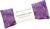 Handcrafted Lavender Eye Pillow – Organic Aromatherapy, Weighted Flaxseed Design, Warm or Cool Use | Violet Watercolor Floral