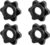 Dumbbell Collars 1 inch Dumbbell Hex Nut Barbell Collar Clamps Weight Clips for Dumbbells,Spinlock Collars for 1 Inch Standard Barbells Bars Sports Weight Lifting Fitness