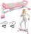 EPHESPORT Upgraded Slide Steppers for Exercise at Home, Balance Board, Wobble Board with Resistance Bands, Portable Ski Balancing Machine Featuring LCD Monitor, Full Body Cardio Workout Equipment
