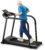 GYMAX Walking Treadmill for Seniors, 2.5HP LED Recovery Fitness Exercise Machine w/Preset Programs, Heart Rate Sensor, Device & Cup Holder, Wheeled Treadmill w/Long Handrail for Home