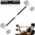 Dumbbell Barbell Converter Bar Set, Adjustable Dumbbell Converter for Home Gym, Compatible with Most Dumbbells Including BowFlex, All-Steel Bar, Supports Up to 220 lbs for Weight Lifting