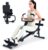 Sportneer Rower Machine for Home Foldable Hydraulic Rowing Machine with 12-Level Resistance – Multi Functional Row Machine Equipped with Caster and Backrest, 297lbs Maximum Load Rower Machines