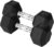 Yes4All Chrome/Rubber Grip Encased Hex Dumbbells – Hand Weights With Anti-Slip 10-30 LBS Pair