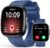 Smart Watch for Men with Bluetooth Call, 1.72″ Super Retina HD Display with Sleep, 24/7 Heart Rate HRV Spo2 Monitor, Waterproof Square Fitness Tracker, 135 Sport Modes, Smartwatch for Android iPhone
