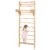 VEVOR Swedish Ladder Wall Gym, 10-Level Solid Wood Indoor Jungle Gym, 220lbs Loading Indoor Playground Climbing Ladder for Kid Adults, Gymnastic Stall Bars with Pull-Up Bar – Ideal Gift for Boys Girls