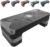 Aerobic Exercise Step, Adjustable Aerobic Stepper for Exercise, Workout Step Platform for Step Up, 26.5″ Step Deck with 4” 6” 8” Adjustable Height Risers, Women Home Gym Cardio Fitness