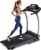 SereneLife Electric Folding Treadmill Exercise Machine – Smart Compact Digital Fitness Treadmill Workout Trainer w/Bluetooth App Sync, Manual Incline Adjustment, for Walking, Running, Gym