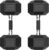 PAPABABE HEX Dumbbell Set 2.5-125lb, Rubber Encased Home Gym Dumbbells, Exercise & Fitness Weights Dumbbells for Women & Men, Hand Weight for Strength Training
