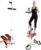 Adjustable Height Stair Stepper with Resistance Bands and LCD Monitor – 330 lb Capacity, Handlebar and Phone Stand for Home Workouts