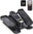 Under Desk Elliptical Machine, Electric Seated Leg Exerciser for Seniors, Adjustable Speed & Low-Impact Design, Quiet Portable Trainer with Remote Control for Home Office