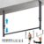 Kipika 48″ Ceiling Mounted Pull Up Bar, Heavy Duty Multi-Grip Chin Up Bar,Mounted Pullup Bar, Adjustable Height, Pull Up Bands for Chin Ups & Body Stretching, Ideal for Home Gym and Strength Training