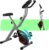 Lightweight 33LB Foldable Exercise Bike for Small Apartments, Stationary Bikes for Home Workout, Indoor Portable Cycling Bike with 16-Level Magnetic Resistance, 260LBS Capacity, 5.5 LBS Flywheel