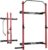 GarveeLife Folding Squat Rack for Home Gym, 2.36 in x 2.36 in Folding Power Rack with Pull Up Bar, J Hooks and Landmine Attachments, 1000 LBS Capacity Wall Mounted Squat Rack, Space Saving Weight Cage