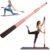 Pink Yoga Stick 58 Inch – Alloy Steel Stretching & Exercise Stick with Neck & Hand Pads, Shoulder Flexibility Tool for Yoga, Pilates & Home Gym Workouts