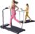 Walking Pad with Handle Bar, 3.0HP Walking Pad Treadmill with Handles, 3 in 1 Portable Under Desk Treadmills for Home Small Space, Foldable Folding Home Treadmill with Remote Control, 300LBS Capacity
