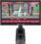 Aviron Strong Series Rower: 22″ HD Touchscreen, Dual Air & Magnetic Resistance up to 100 lbs. Game-Based Workouts, Streaming, Compact Design, Black