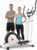 ANCHEER Elliptical Exercise Machine, Ultra-Silent Magnetic Elliptical Training Machines for Home Gym, 8 Resistance Levels Control with Pulse Rate Grips, LCD Monitor Max Capacity 380Lbs