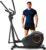 ANCHEER Elliptical Machine, Quiet Magnetic Elliptical Training Machines, Elliptical Trainer for Home with 14 Resistance Levels, Pulse Rate Monitor, LCD Monitor, Max 400Lbs