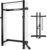 RitFit Multi-Functional Folding Squat Rack for Home Gym, 2.36” x 2.36” Wall Mounted Squat Rack with Attachments – Space Saving Squat Power Rack