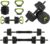 4-in-1 Adjustable Dumbbell Set, 30/44/66/88 Lbs Free Weights Set with Connector, Fitness Exercise Equipment Used As Kettlebells, Barbell, Push Up Stand, Weights Set for Home Gym Suitable Women/Men