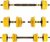 Adjustable Dumbbell Set, 30/33/44 Lbs Free Weight Dumbbells Set with Connector, 2-in-1 Exercise & Fitness Dumbbells Set for Home Gym, Suitable for Men/Women