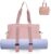 Yoga Bags for Women Gym Tote Bag with Adjustable Mat Holder Yoga Mat Carrier Shoulder Bags for Workout Pilates Travel Beach Work Shop
