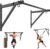 Wall Mounted Pull Up Bar, Adjustable Depth 51″ Chin Up Bar, Strength Training Pull-Up Bars 500LBS Weight Capacity, Home or Garage Gym Chin Up Workout Training Station