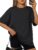 Trendy Queen Womens Oversized Summer T Shirts Plus Size Spring Cute Casual Tops Short Sleeves Fashion Workout Clothes