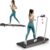 NAYSAYE Folding Walking Pad with Incline and Handle Bar, Walking Pad Treadmill, Jogging Pad with LED Display Remote Control, Portable Under Desk Treadmill for Home Office