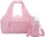 Oweisong Gym Bag for Women Sports Duffel Bag Lightweight Yoga Tote Travel Carry On Handbag with Shoes Compartment