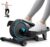 Under Desk Elliptical, Manual Elliptical Exercise Machine, Quite Foot Pedal Exerciser for Home Use, Compact Foot &Leg Pedal Exerciser for Seniors, Max Load 300LBS