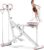 Squat Machine for Home, 2-in-1 Squat & Rowing Exercise Equipment with 3 Resistance Bands, Foldable Glutes & Leg Trainer, 400lbs Capacity for Thighs, Butt, Core Workout