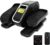 Under Desk Elliptical Machine, Electric Ellipse Leg Exerciser While Sitting for Seniors with Remote Control, 12 Adjustable Speeds, Resistance Bands and Straps, Compact Pedal Exerciser for Home Office