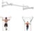 2025 Upgrade Pull Up Bar Wall Mounted – 600 lbs Heavy Duty Strength Training Pull-Up Bars, Ideal Rogue Pull Up Bar for Home and Commercial Gym, Easy Installation Chin Up Bar, Versatile Garage Pullup Bar