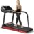 UMAY Fitness Home Folding Incline Treadmill with Pulse Sensors, 3.0 HP Quiet Brushless, 300 lbs Capacity (Black or Gray)