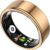 Smart Ring for Women&Men-Activity/Sleep/Heart Rate/HRV/Stress/Women’s Health Tracker-IP68 Waterproof/Wearable-No Subscription Fee Required-Compatible with iPhone &Android (Gold, 8)