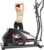 Elliptical Exercise Machine with APP, Heavy-Duty Elliptical Cross Trainer for Home Use, 10-Level Resistance, Max User Weight 390 lbs, Ideal for Indoor Workout & Fitness