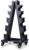 LIONSCOOL Premium Solid Steel Dumbbell Rack Stand Only, A-Frame Portable Weight Storage Organizer with Optional Tray and Wheels, Perfect for Home Gym Fitness Storage (200LBS/300LBS/700LBS Weight Capacity Available)