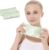 Flexseed Eye Pillow, Hot or Cold Weighted Satin Eye Mask Perfect for Sleeping, Yoga, Meditation, Pack of 2 (Green)