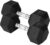 Yes4All Chrome/Rubber Grip Encased Hex Dumbbells – Hand Weights With Anti-Slip 10-30 LBS Pair