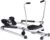 Goplus Hydraulic Rowing Machine, Full Motion Folding Rower with LCD Monitor, Adjustable Resistance and Full Arm Extensions for Home Use