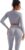 SUUKSESS Women 2 Piece Workout Sets Hidden Scrunch Hip Lifting Seamless Leggings Long Sleeve Yoga Crop Tops