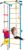 Costzon 5 in 1 Climbing Toys for Toddlers, Indoor Kids Gym for Exercise, Steel Ladder Wall Set with Wall Ladder, Pull-up Bar, Rope, Gymnastic Rings, Solid Wall Set up, Climber Ladder Boys Girls Gift