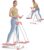HOTWAVE Air Walker Exercise Machine, Home Space Walker Aerobic Stepper, Foldable Elliptical for Small Spaces – Cross Trainer Glider Exercise Machine for Men and Women Fitness Equipment
