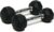 Dumbbells Hand Weights Set of 2 – Rubber Hex Chrome Handle Exercise & Fitness Dumbbell for Home Gym Equipment Workouts Strength Training Free Weights for Women, Men