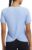 baleaf Women’s Short Sleeve Workout Shirts Athletic Tops Sun Protection Breathable T-Shirts Quick Dry Gym Running Tennis