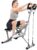 FLYBIRD Squat Machine, Ride Rowing Machine for Glute Core Legs Cardio Exercise, 4 Adjustable Resistance Levels, Foldable & Easy Setup, Full Body Workout Home Gym, 350 LBS Capacity (Pink & Gray)